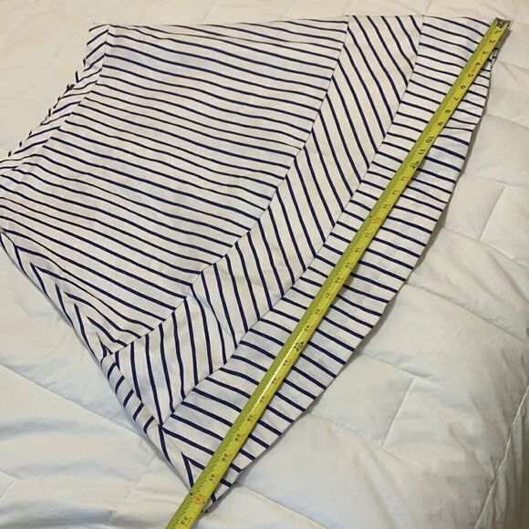 BANANA REPUBLIC, skirt, size 8 tall, white with blue stripes - Picture 8 of 11